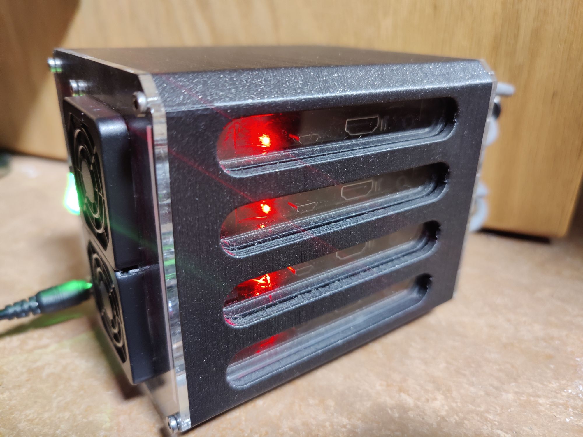 Single Part Raspberry Pi Compute Cluster